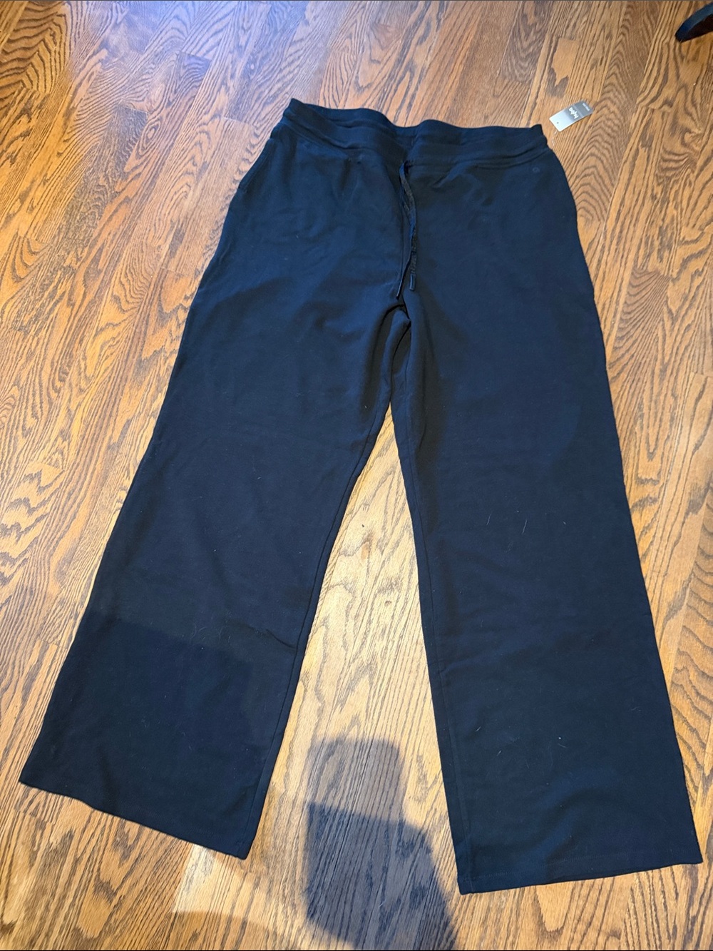 New Black ladies Wide-Leg Sweatpants
